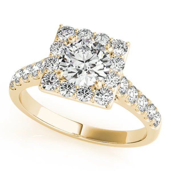 Luxury Jewelry Clearance – Shop Premium Styles Now 14K Yellow Gold Round Halo Engagement Ring Luxury Jewelry Clearance – Shop Premium Styles Now 14K Yellow Gold Round Halo Engagement Ring