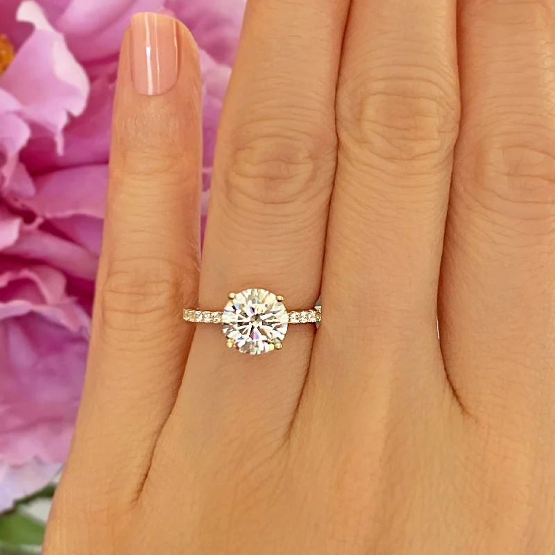 Limited-Time Jewelry Sale – Elegant Styles At Less 2.25 ctw Round Accented Solitaire Ring - 10k Solid Yellow Gold, Sz 5.5 or 6.5 Limited-Time Jewelry Sale – Elegant Styles At Less 2.25 ctw Round Accented Solitaire Ring - 10k Solid Yellow Gold, Sz 5.5 or 6.5