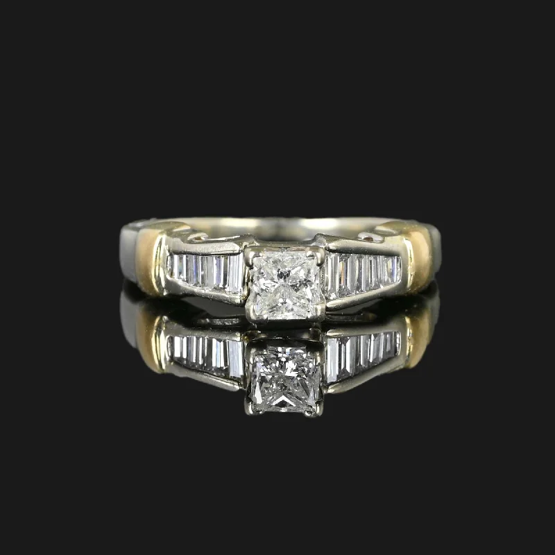 Buy More, Save More On Stunning Jewelry Designs Baguette and Princess Cut Diamond Engagement Ring Buy More, Save More On Stunning Jewelry Designs Baguette and Princess Cut Diamond Engagement Ring