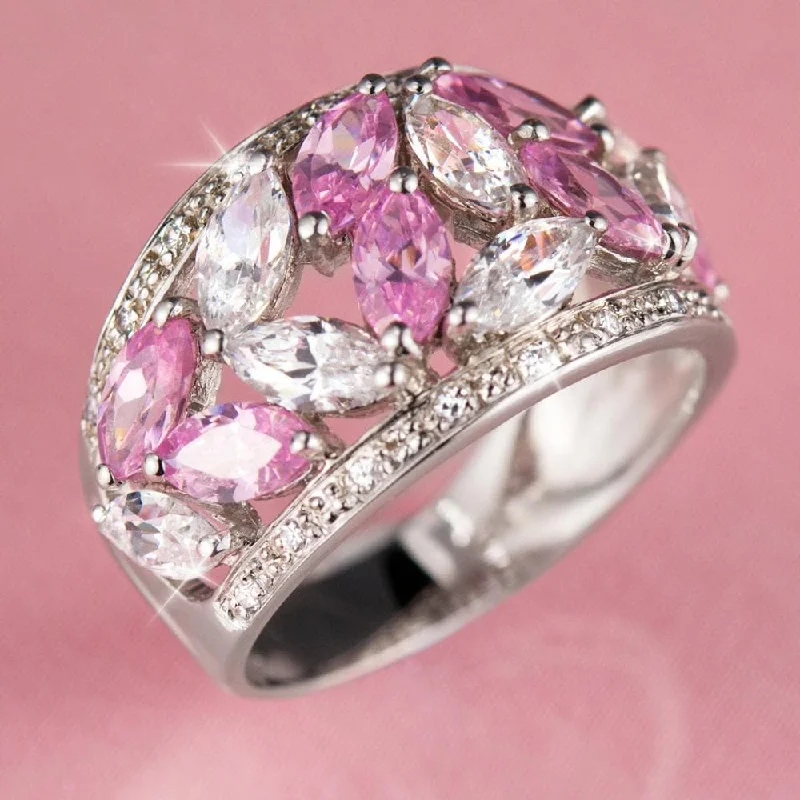 Don't Miss Out – Shop Elegant Jewelry For Less Blush Cluster Ring