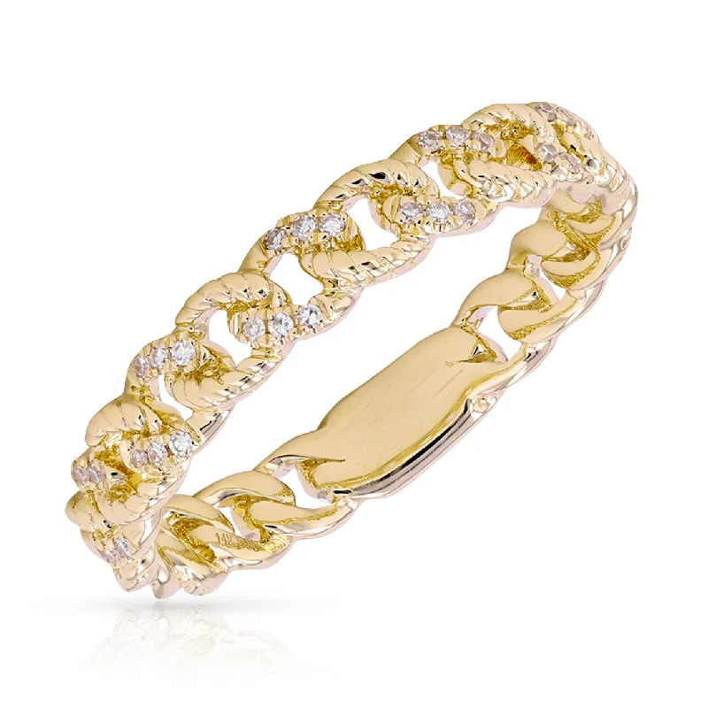 Unmissable Discounts On Timeless Jewelry Pieces Cuban Diamond Slim Ring
