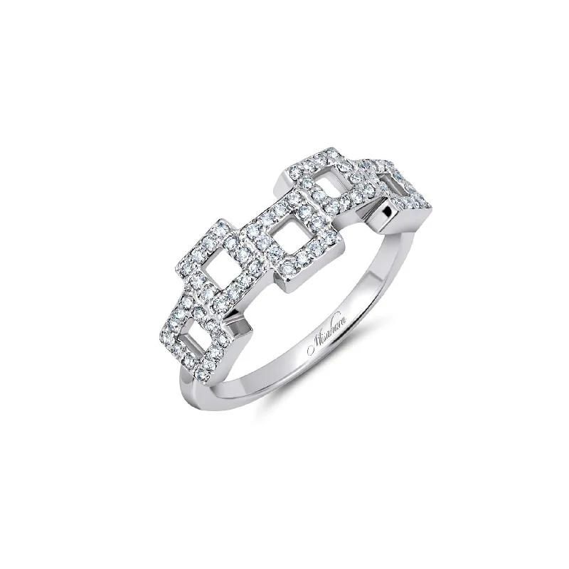 Affordable Gold-Plated Jewelry For Modern Fashion Frosted Mosaic Ring