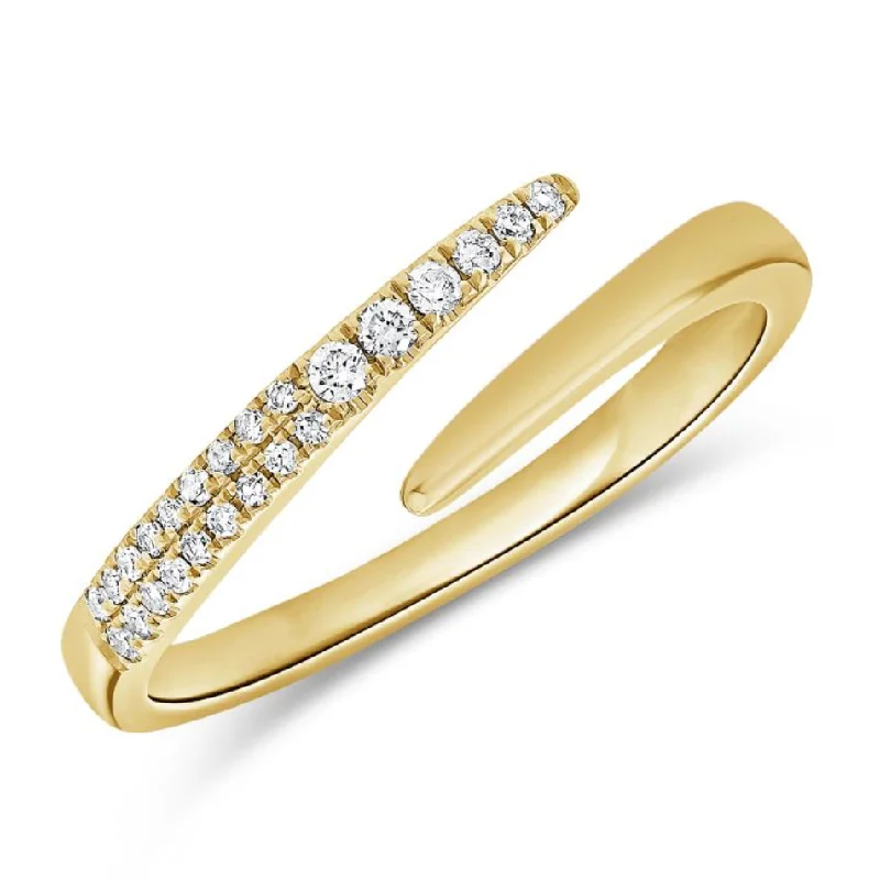 Handcrafted Jewelry Sale – Unique Designs At Low Prices Half Open Diamond Wrap Ring Handcrafted Jewelry Sale – Unique Designs At Low Prices Half Open Diamond Wrap Ring