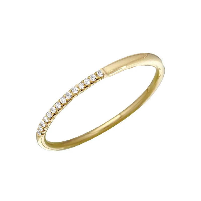 Elegant Jewelry At Unbeatable Prices – Shop Today Half Solid Half Diamond Stackable Band Elegant Jewelry At Unbeatable Prices – Shop Today Half Solid Half Diamond Stackable Band