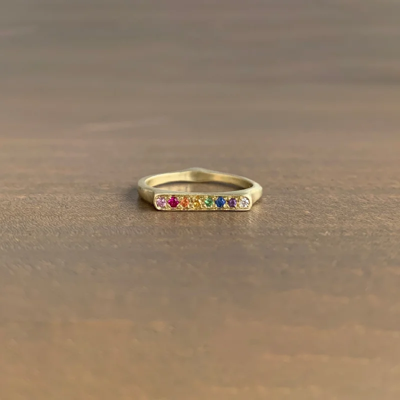 Holiday Jewelry Sale – Perfect Gifts At Great Prices Gold Corazon Rainbow Stacking Ring Holiday Jewelry Sale – Perfect Gifts At Great Prices Gold Corazon Rainbow Stacking Ring