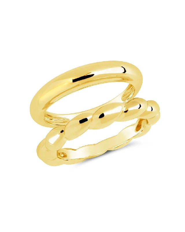 Personalized Jewelry Sale – Meaningful Gifts At Great Prices Kehlani Polished & Bubble Band Ring Set of 2 Personalized Jewelry Sale – Meaningful Gifts At Great Prices Kehlani Polished & Bubble Band Ring Set of 2