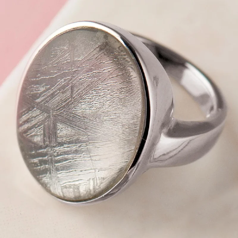 High-End Sparkle, Low-End Prices – Jewelry Sale Live Meteorite Ring
