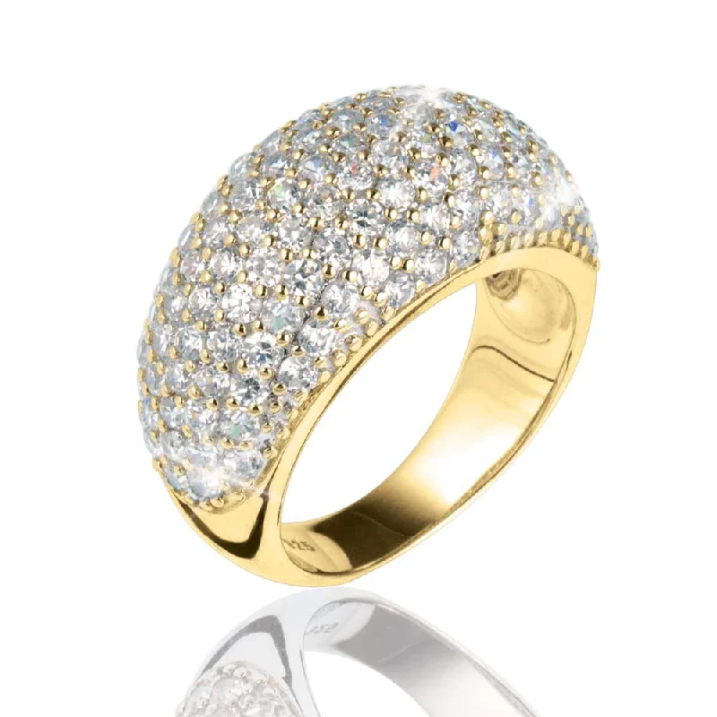 Elegant Jewelry, Affordable Luxury – Shop Now Pave Vienna Ring Gold