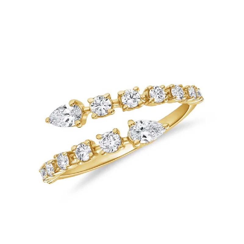 Grab Your Dream Jewelry At The Lowest Prices Pears & Rounds Wrap Ring