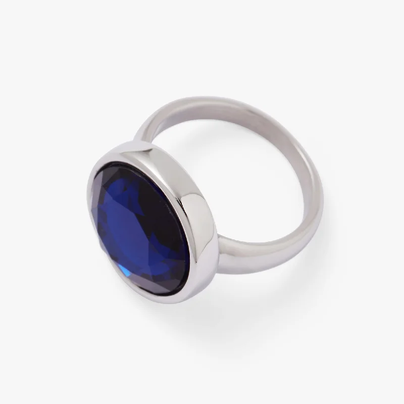 Timeless Elegance At Unbelievable Discounts Sapphire Crystal Ring