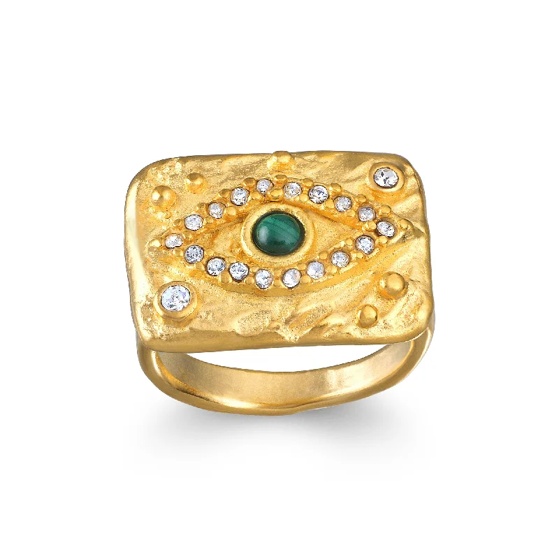 Waterproof Stainless Steel Jewelry For Lasting Beauty See No Evil Ring
