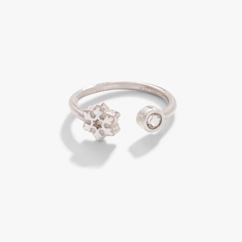 Big Savings On Your Favorite Jewelry Pieces Snowflake Ring in Sterling Silver
