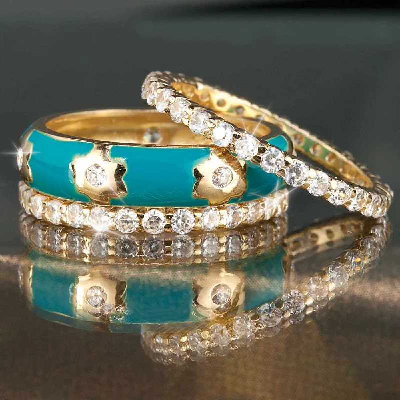 Timeless Jewelry At Special Discount Rates St. Tropez Stacker Rings