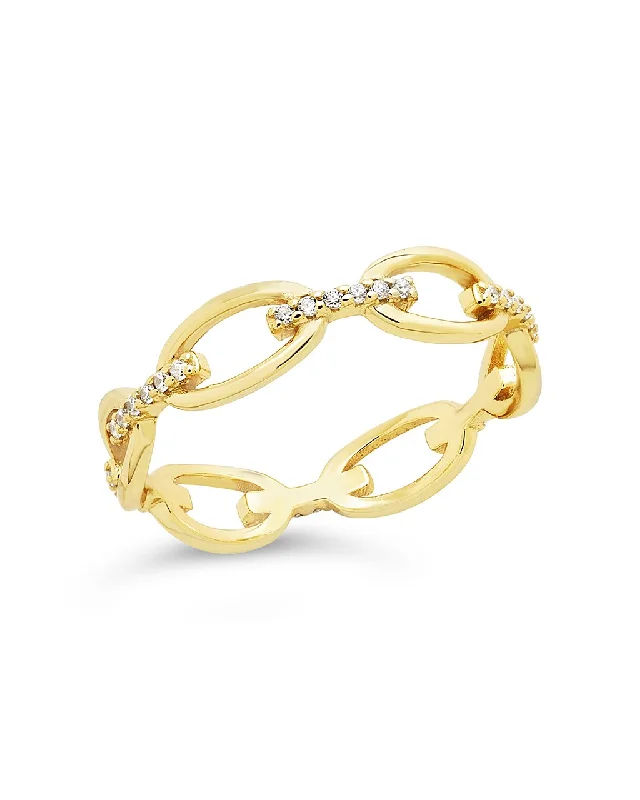 Discounted Luxury Jewelry – Shine Without The Splurge Sterling Silver Open Chain Link Ring Discounted Luxury Jewelry – Shine Without The Splurge Sterling Silver Open Chain Link Ring