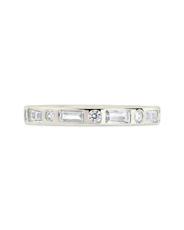 Timeless Jewelry, Timeless Savings – Don't Wait Sterling Silver Ethel CZ Band Ring