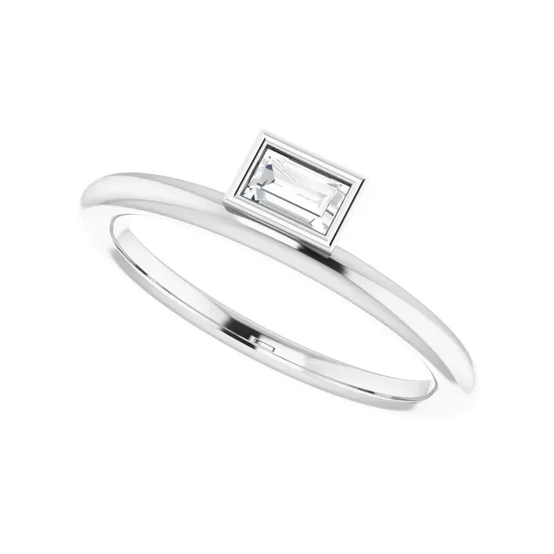 14K White Gold