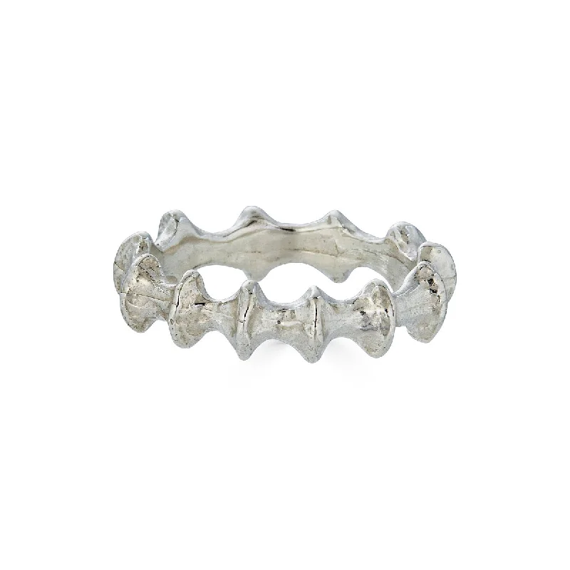 Dazzle With Discounts – Shop Jewelry On Sale Whelk Stacking Band, Silver