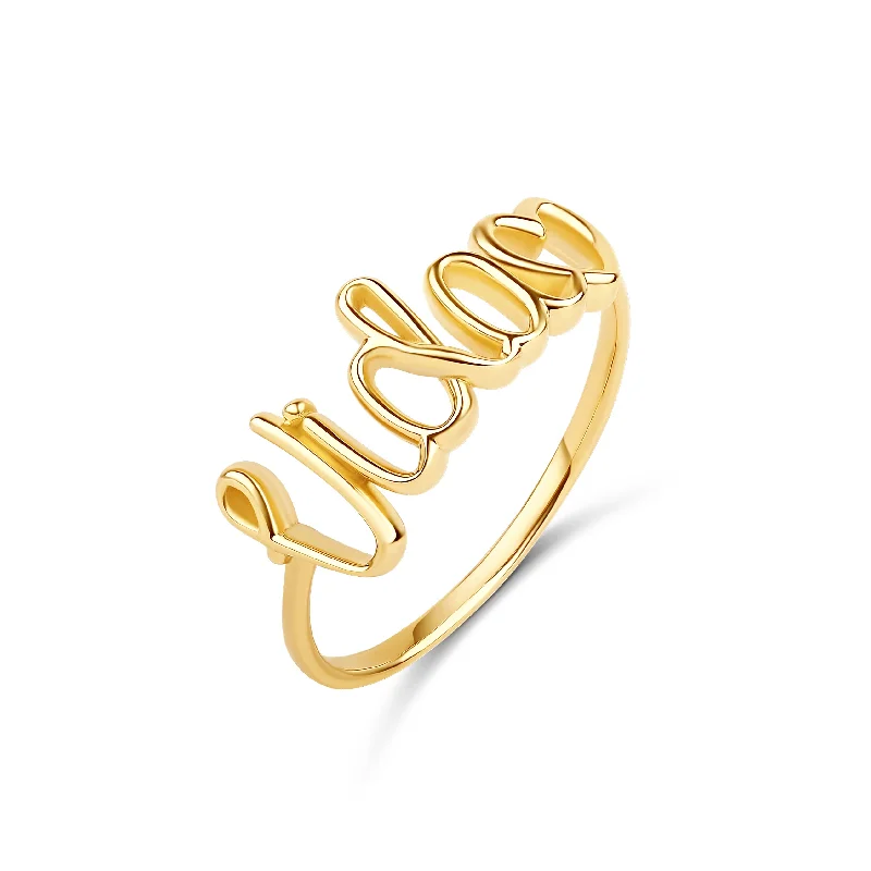 Final Call For Exquisite Jewelry At Reduced Rates Wired Name Ring