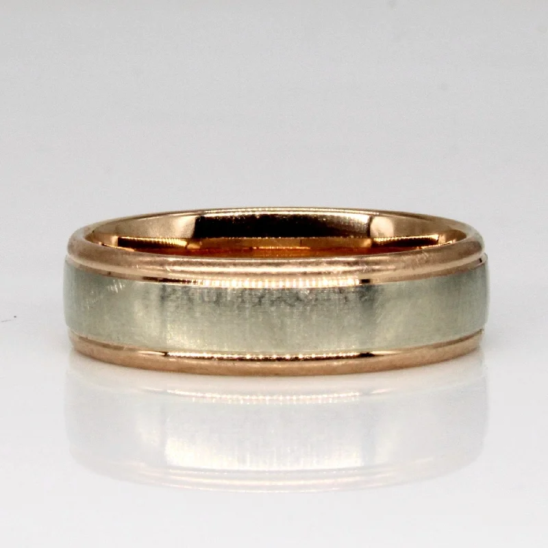 Exclusive Online Discounts On Stylish Jewelry 10k Two Tone Gold Band | SZ 10 |