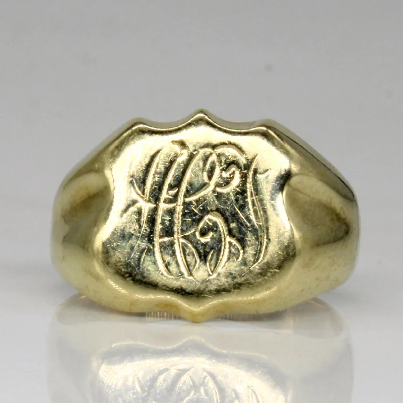 Final Call – Shop Exquisite Jewelry Before It's Gone 10k Yellow Gold Initial Ring | SZ 6.5 | Final Call – Shop Exquisite Jewelry Before It's Gone 10k Yellow Gold Initial Ring | SZ 6.5 |