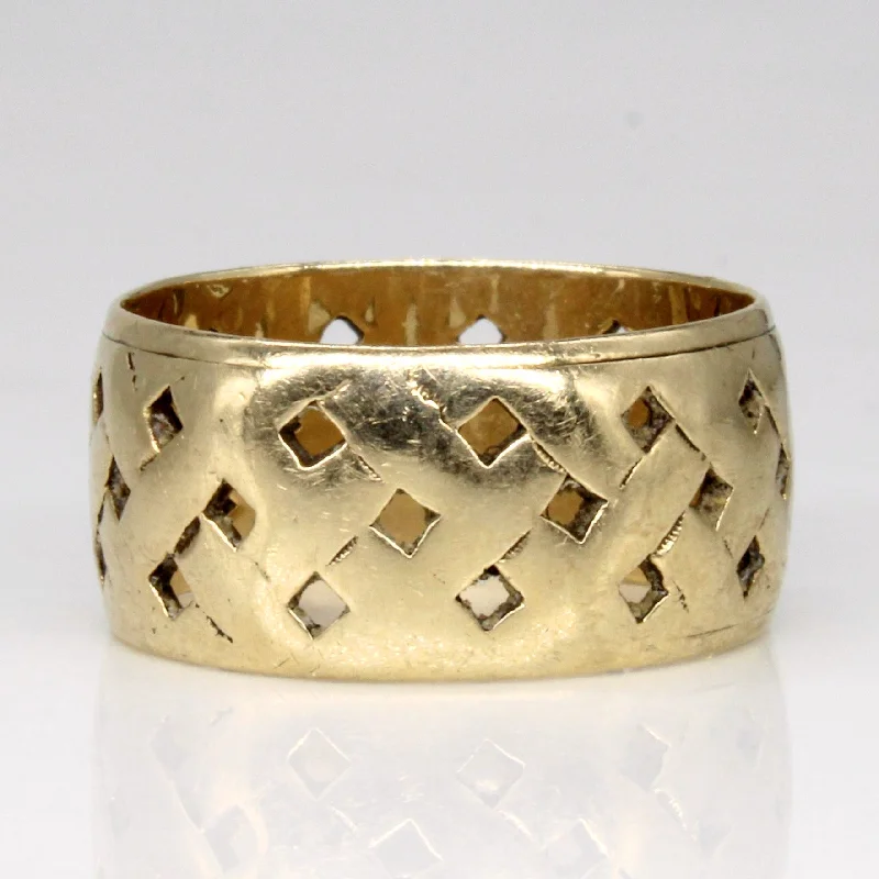 Luxury Meets Affordability – Jewelry Sale Now Live 10k Yellow Gold Lattice Ring | SZ 8.75 | Luxury Meets Affordability – Jewelry Sale Now Live 10k Yellow Gold Lattice Ring | SZ 8.75 |