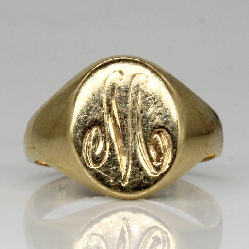 Exclusive Jewelry Offers – Shine For Less 10k Yellow Gold 'M' Initial Ring | SZ 6.5 | Exclusive Jewelry Offers – Shine For Less 10k Yellow Gold 'M' Initial Ring | SZ 6.5 |
