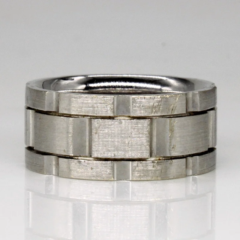 Affordable Luxury Jewelry For Every Occasion 14k White Gold Ring | SZ 9 |