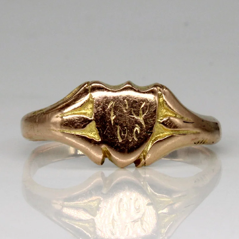 Bestselling Jewelry At Special Promotional Rates 14k Yellow Gold Signet Ring | SZ 10.25 | Bestselling Jewelry At Special Promotional Rates 14k Yellow Gold Signet Ring | SZ 10.25 |