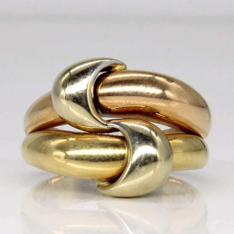 Get The Jewelry You Love At A Price You Love 18k Tri Tone Gold Knot Ring | SZ 10.25 | Get The Jewelry You Love At A Price You Love 18k Tri Tone Gold Knot Ring | SZ 10.25 |