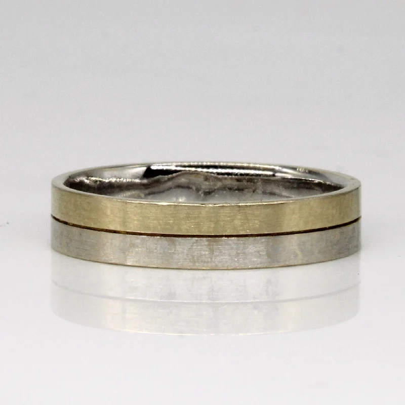 Buy More, Save More On Stunning Jewelry Pieces 18k Two Tone Gold Ring | SZ 8 |