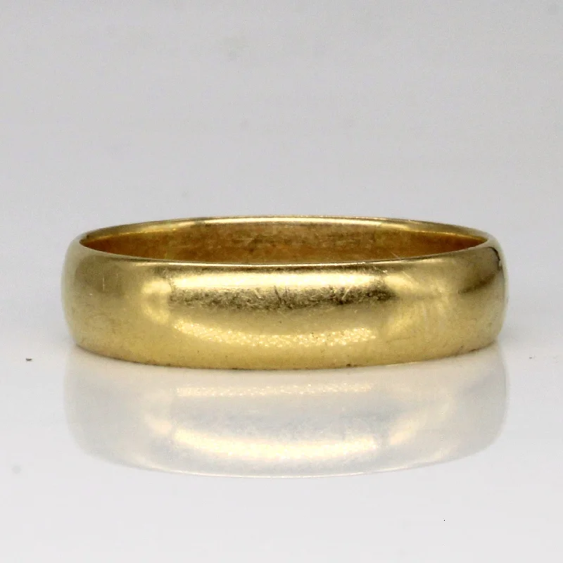 Grab Your Favorite Jewelry At The Lowest Prices 18k Yellow Gold Band | SZ 11.25 |