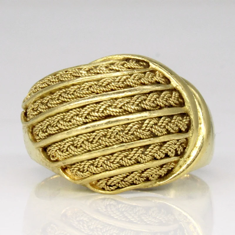 Stunning Jewelry At A Fraction Of The Price 18k Yellow Gold Ring | SZ 11 |