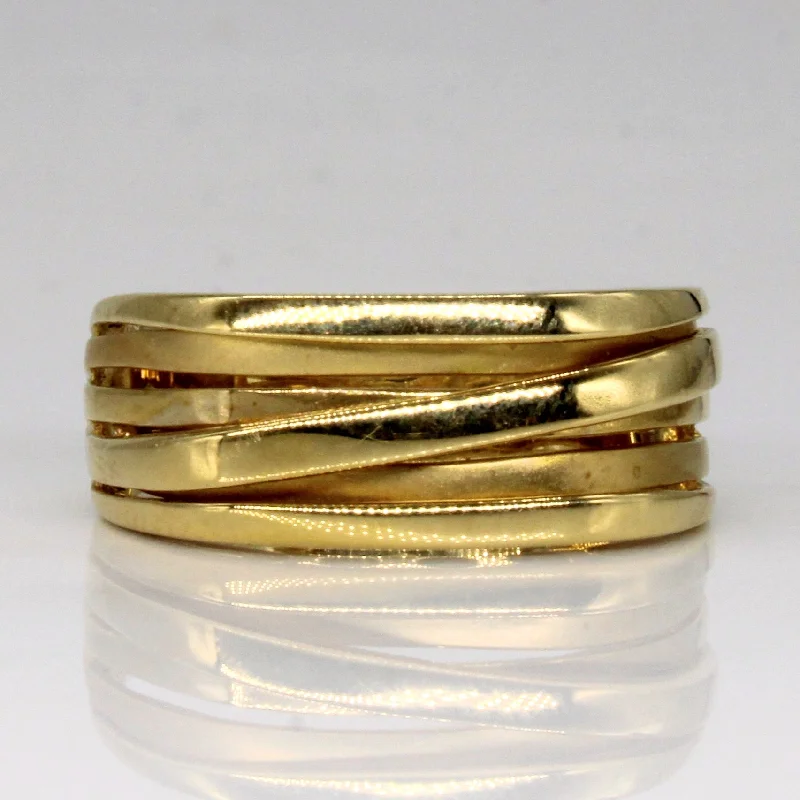 Trending Jewelry Now At Unbeatable Prices 18k Yellow Gold Ring | SZ 9.25 |
