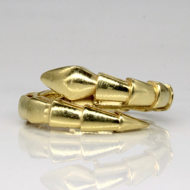 Shop Dazzling Jewelry At The Best Prices 18k Yellow Gold Snake Ring | SZ 8.25 |