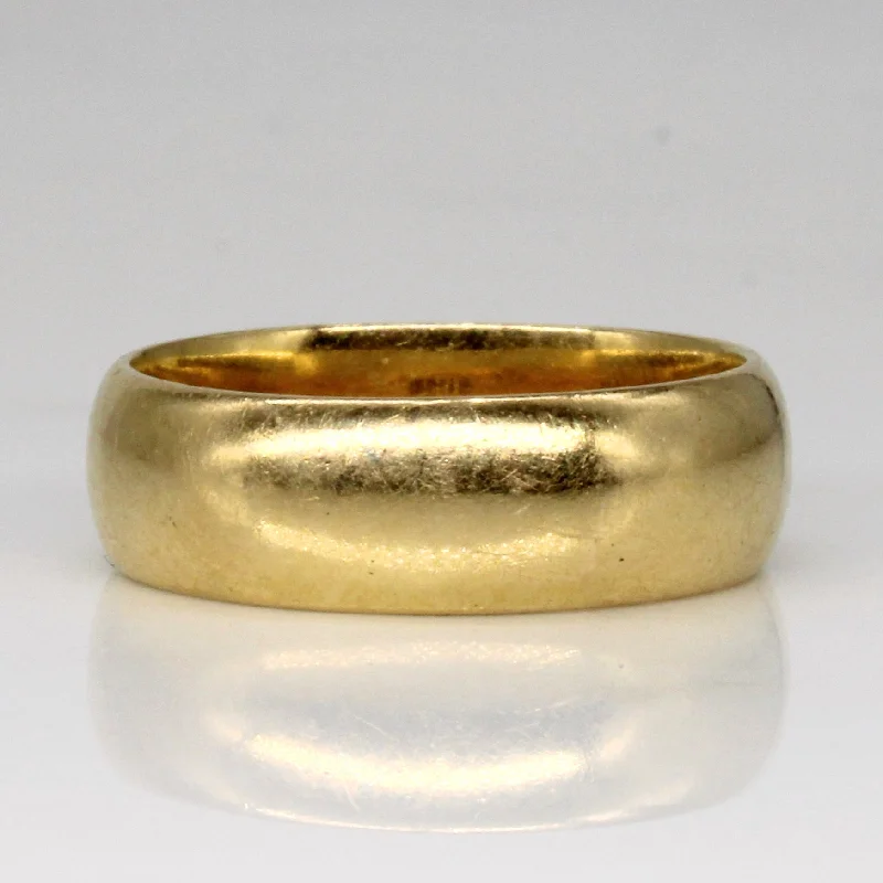 Don't Miss Our Biggest Jewelry Sale Of The Season 1919 18k Yellow Gold Wide Band | SZ 9.25 | Don't Miss Our Biggest Jewelry Sale Of The Season 1919 18k Yellow Gold Wide Band | SZ 9.25 |