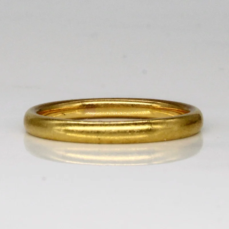 Affordable Luxury Jewelry For Every Occasion 1931 22k Yellow Gold Band | SZ 6.5 |