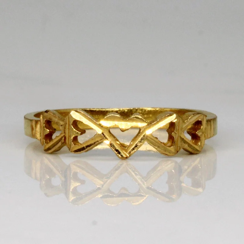 Flash Sale On Stunning Jewelry – Limited Stock Available 22k Yellow Gold Heart Ring | SZ 6.5 |