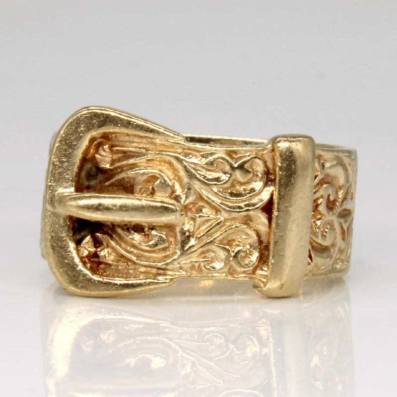 Personalized Jewelry Sale – Meaningful Gifts At Great Prices 1970 9k Yellow Gold Buckle Ring | SZ 9 | Personalized Jewelry Sale – Meaningful Gifts At Great Prices 1970 9k Yellow Gold Buckle Ring | SZ 9 |