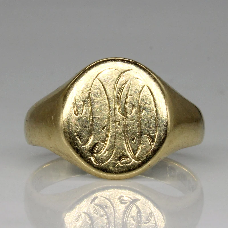 Seasonal Jewelry Sale – Upgrade Your Style Today 1977 9k Yellow Gold Initial Ring | SZ 10 | Seasonal Jewelry Sale – Upgrade Your Style Today 1977 9k Yellow Gold Initial Ring | SZ 10 |