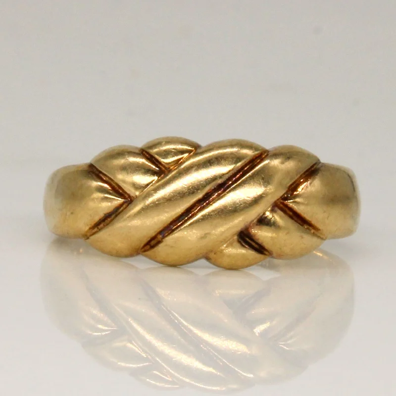 Beautiful Jewelry, Breathtaking Discounts – Hurry In 9k Yellow Gold Knot Ring | SZ 7.5 | Beautiful Jewelry, Breathtaking Discounts – Hurry In 9k Yellow Gold Knot Ring | SZ 7.5 |