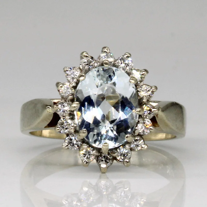 The Biggest Jewelry Sale Of The Year Is Here Aquamarine & Diamond Cocktail Ring | 1.50ct, 0.32ctw | SZ 6.75 | The Biggest Jewelry Sale Of The Year Is Here Aquamarine & Diamond Cocktail Ring | 1.50ct, 0.32ctw | SZ 6.75 |
