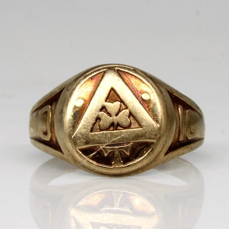 Luxury Handcrafted Jewelry For Elegant Looks 'Birks' 10k Yellow Gold Vintage Ring | SZ 4.5 | Luxury Handcrafted Jewelry For Elegant Looks 'Birks' 10k Yellow Gold Vintage Ring | SZ 4.5 |