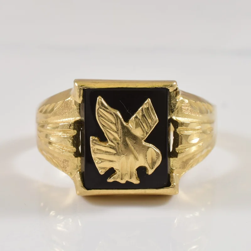 Once-A-Year Jewelry Sale – Grab Your Favorites Now Black Onyx Eagle Ring | SZ 11.5 | Once-A-Year Jewelry Sale – Grab Your Favorites Now Black Onyx Eagle Ring | SZ 11.5 |