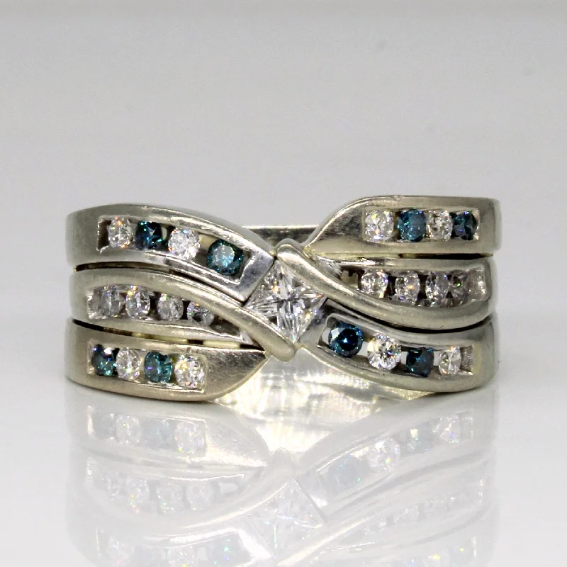 Timeless Beauty, Unbeatable Deals – Jewelry Sale On Blue & Natural Diamond Channel Set Ring | 0.80ctw | SZ 11.5 | Timeless Beauty, Unbeatable Deals – Jewelry Sale On Blue & Natural Diamond Channel Set Ring | 0.80ctw | SZ 11.5 |