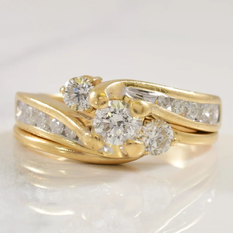 Shop High-Quality Jewelry At Jaw-Dropping Discounts Bypass Channel Set Diamond Engagement Ring Set | 0.61ctw | SZ 7 | Shop High-Quality Jewelry At Jaw-Dropping Discounts Bypass Channel Set Diamond Engagement Ring Set | 0.61ctw | SZ 7 |