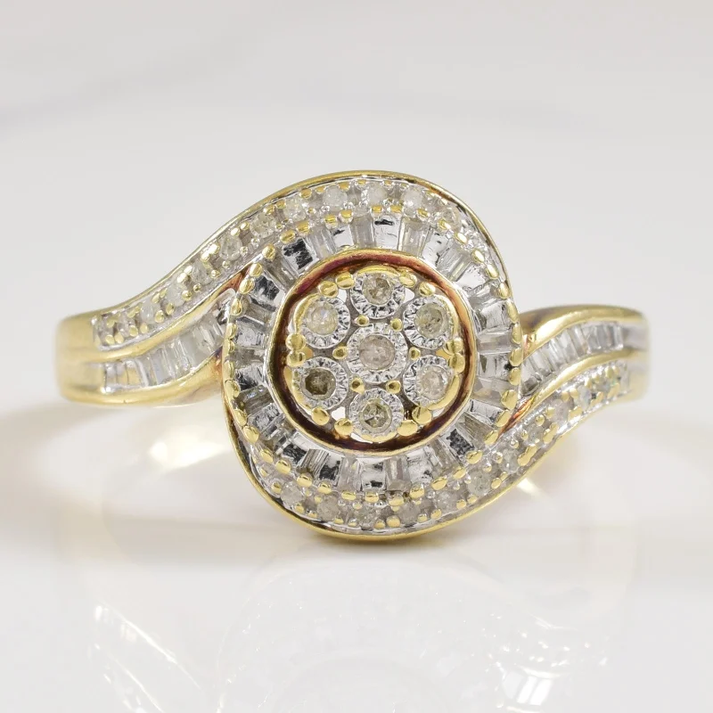 Dainty And Elegant Jewelry Now At Reduced Prices Bypass Cluster Diamond Ring | 0.22ctw | SZ 7 | Dainty And Elegant Jewelry Now At Reduced Prices Bypass Cluster Diamond Ring | 0.22ctw | SZ 7 |