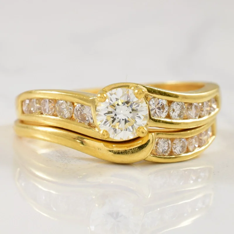 Final Call For Exquisite Jewelry At Reduced Rates Channel Set Diamond Engagement Ring Set | 0.67ctw | SZ 6.25 | Final Call For Exquisite Jewelry At Reduced Rates Channel Set Diamond Engagement Ring Set | 0.67ctw | SZ 6.25 |