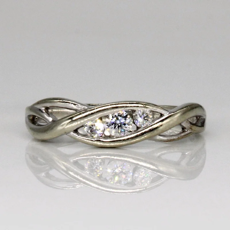 Elegant Jewelry Styles At Budget-Friendly Prices Three Stone Diamond Bypass Ring | 0.13ctw | SZ 6.5 | Elegant Jewelry Styles At Budget-Friendly Prices Three Stone Diamond Bypass Ring | 0.13ctw | SZ 6.5 |