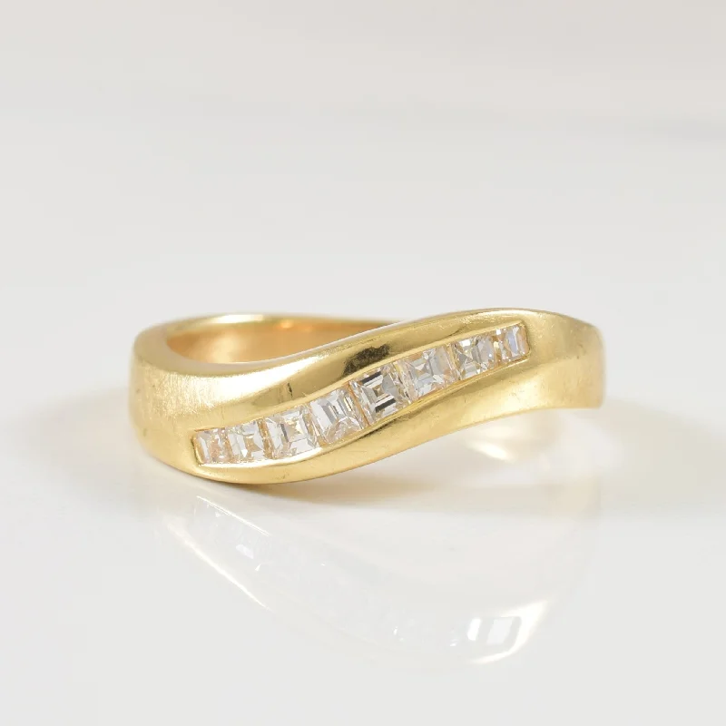 Personalized Jewelry Sale – Unique Pieces At Great Prices Channel Set Diamond Wave Ring | 0.24ctw | SZ 5.25 |