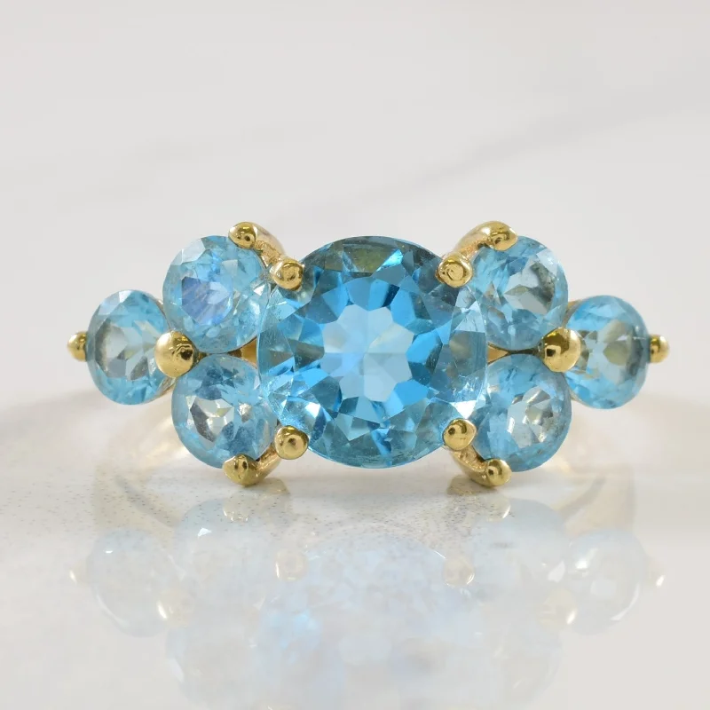 The Ultimate Jewelry Sale – Shop Premium Styles Cluster Blue Topaz Ring | 4.00ctw | SZ 7 | The Ultimate Jewelry Sale – Shop Premium Styles Cluster Blue Topaz Ring | 4.00ctw | SZ 7 |
